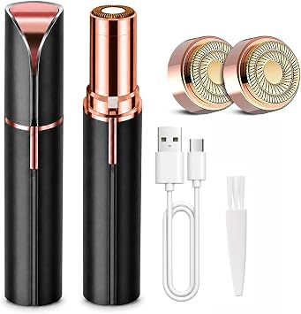 Flawless Facial Hair Remover for Women,with 2 x Replacement Heads