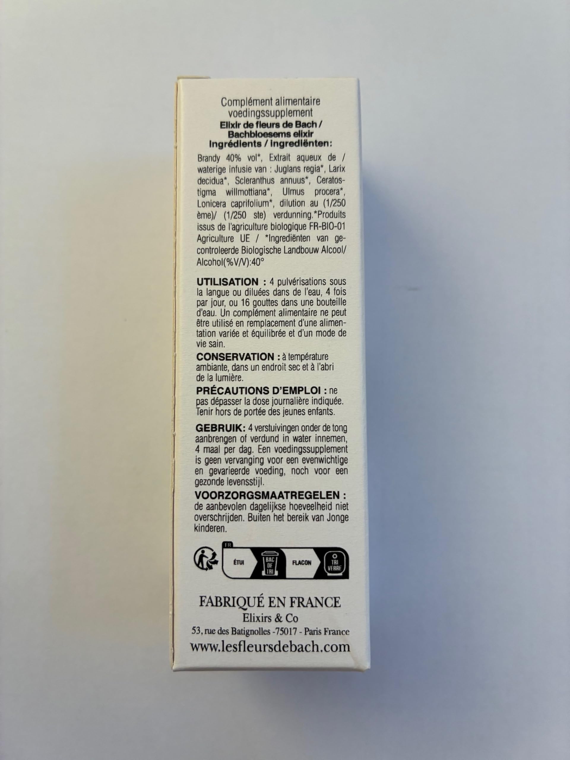 Elixir & Co Ménopause Bio Prêt à l'Emploi, Composé Unique aux Fleurs de Bach 20ml - Calme, Sommeil, Vie Intime Adulte - Compte Gouttes Fleur De Bach 100% Naturel - Fabriqué en France