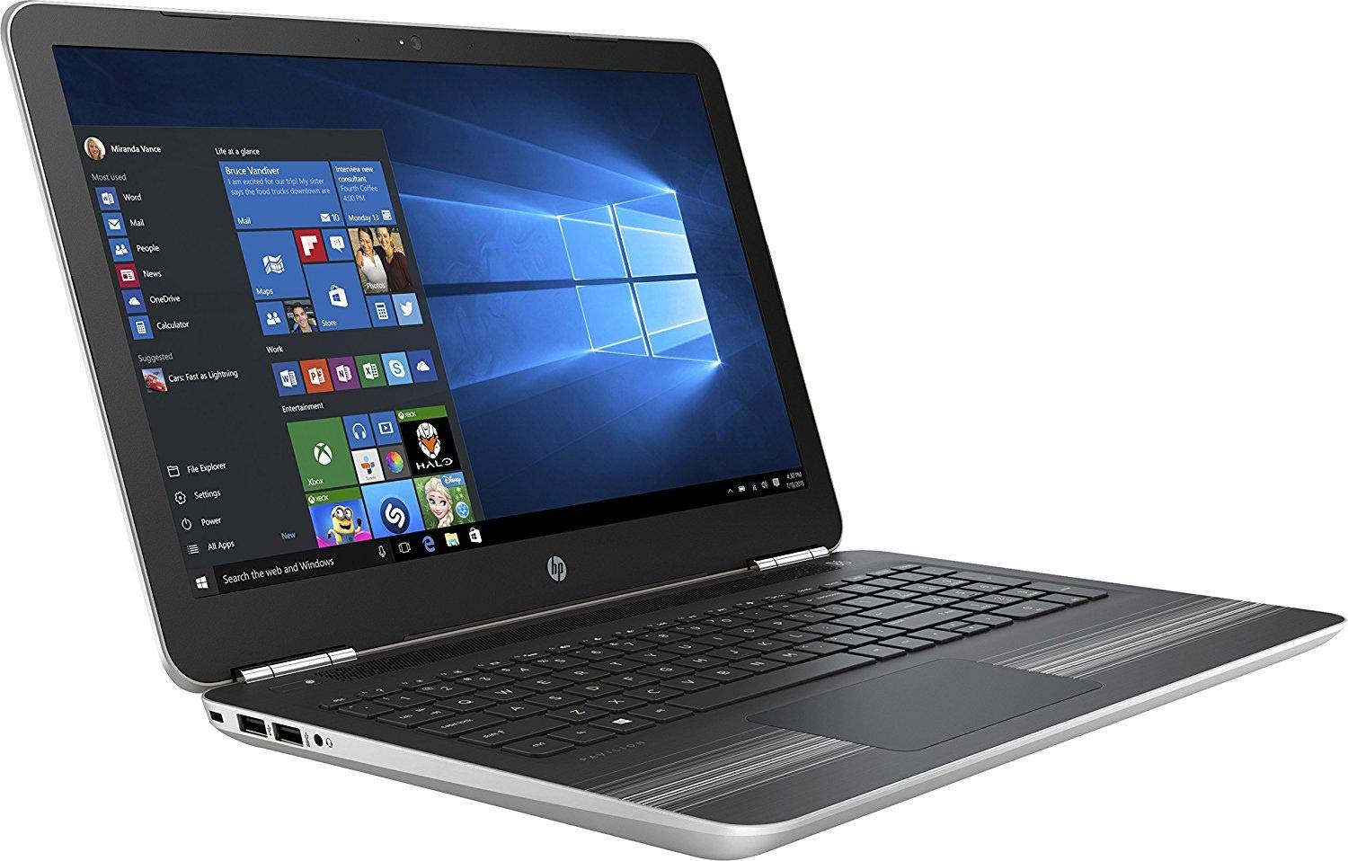 ノートPC hp - HP Pavilion 15-au128TX HP Pavilion 15 Laptop, Intel 7th Gen Core i7, 8GB RAM, 2TB