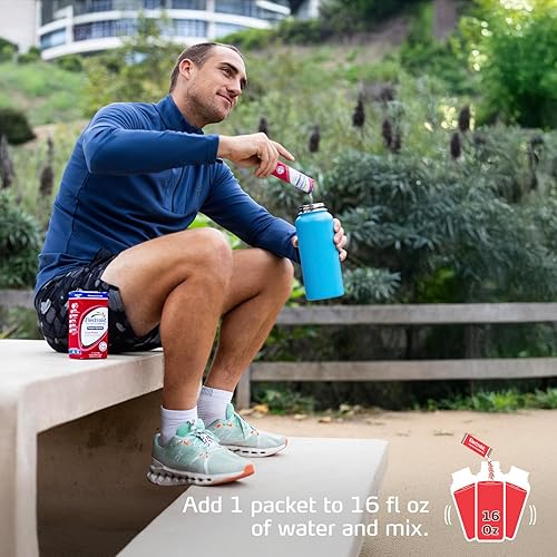 Miniatura 5 de Electrolit Paquetes de electrolitos en polvo, paquete variado de 8 y ponche de frutas, paquete de 8