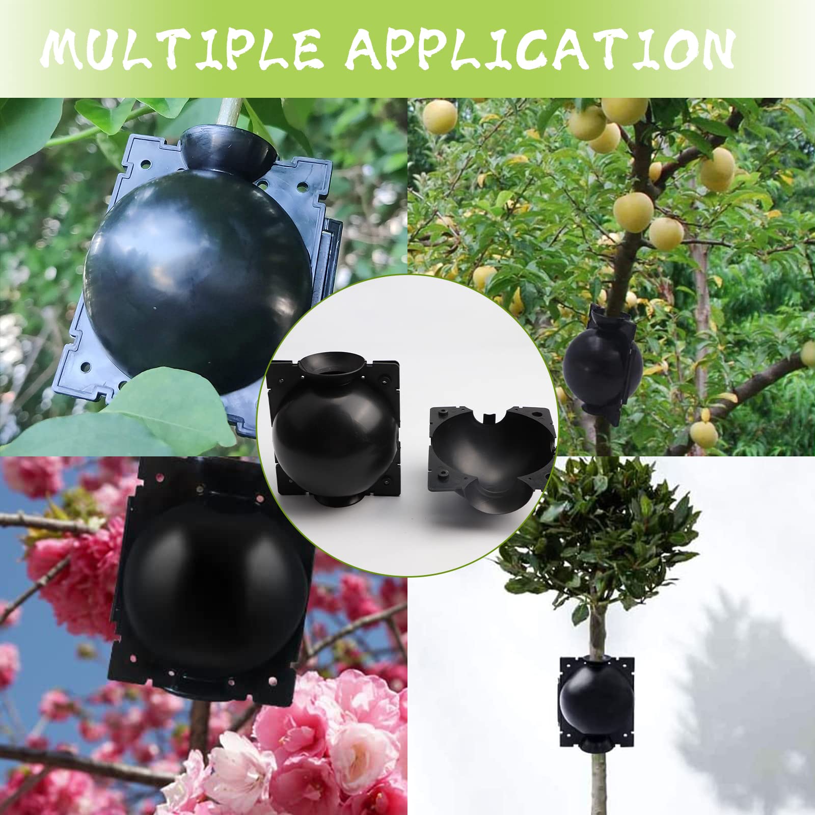 Lot De 20 Cosses De Marcottage Aérien Universelles 8 Cm Pour Branches 0