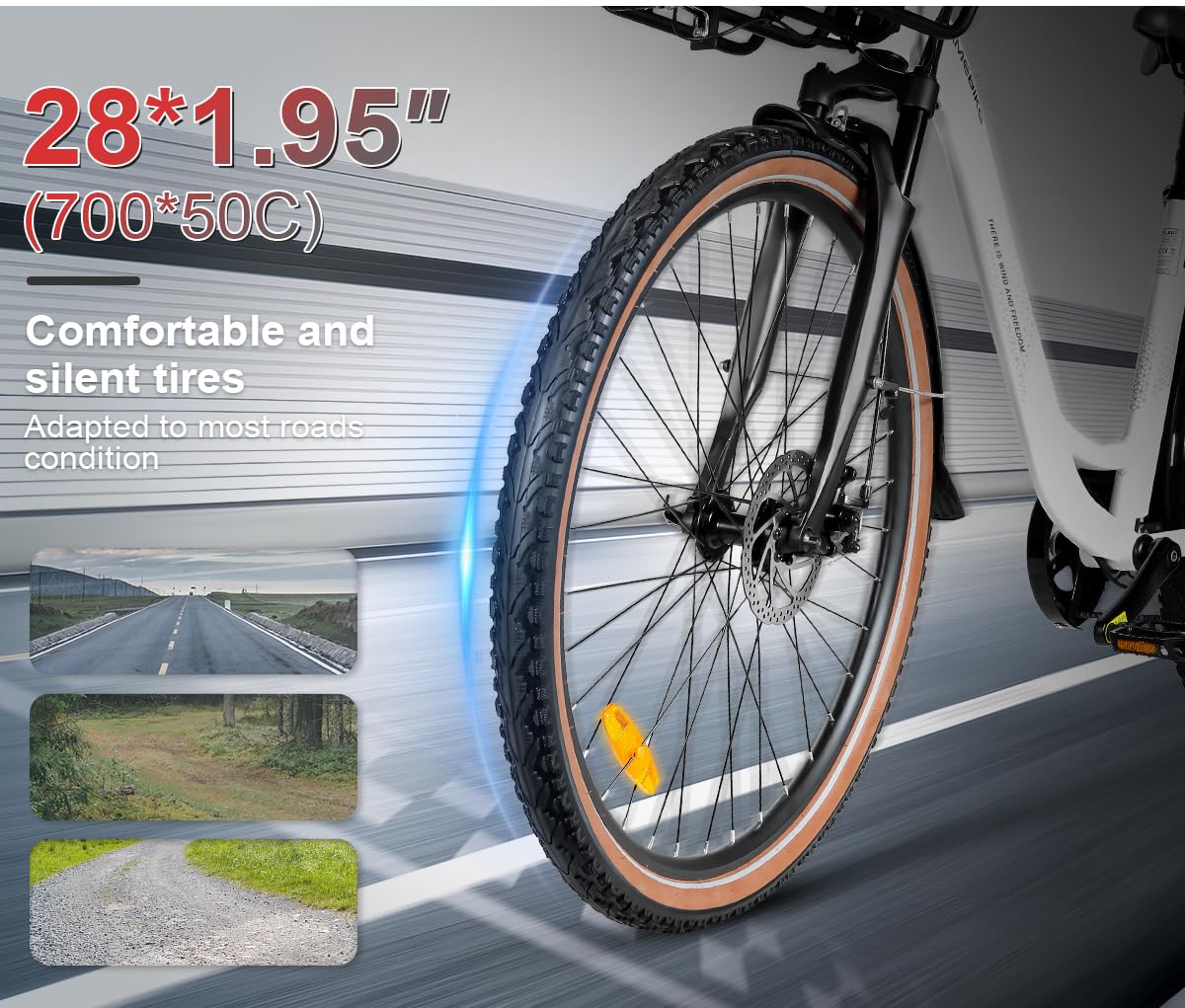 SAMEBIKE Electric Bike for Adults, 250W E-Bike with 80KM Range & 7-Speed Gears, IP54 Waterproof Design, 29" E-Mountain Bike for Commuting and Leisure (BLACK)