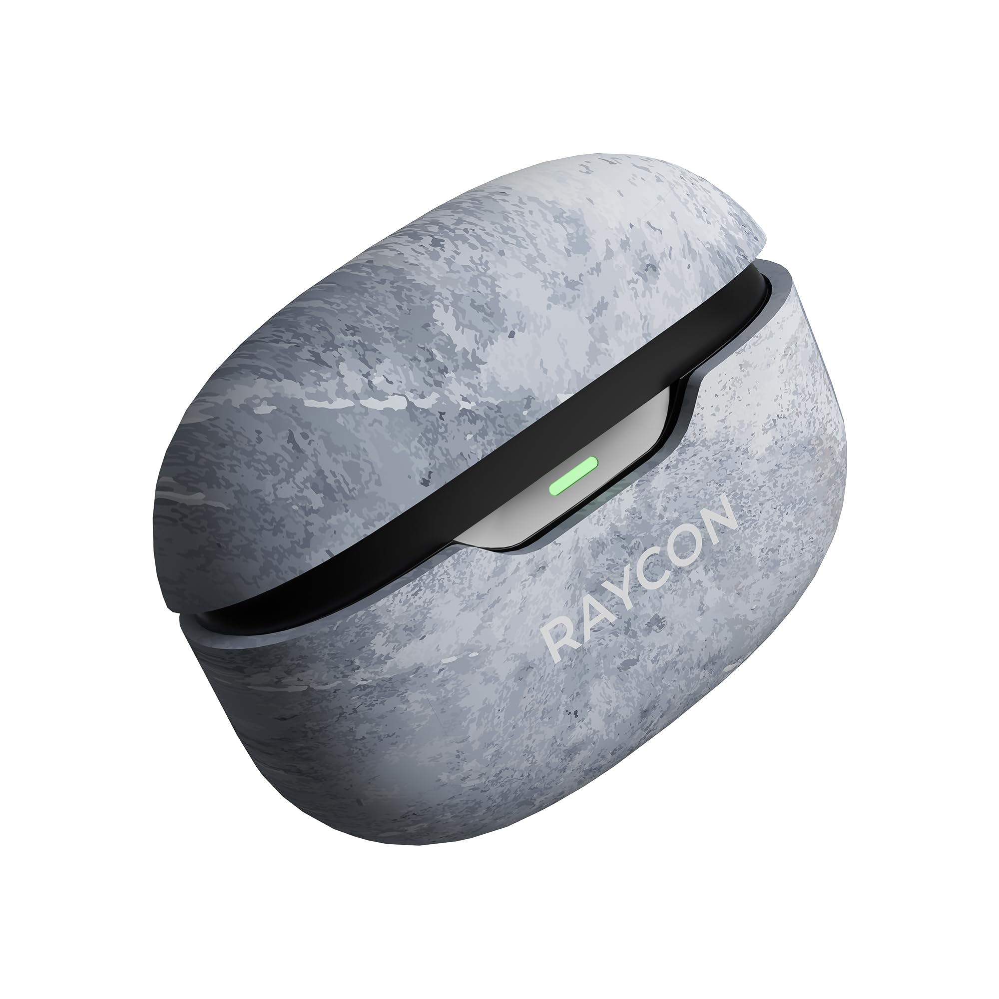 Earbud Case by Raycon, Protective Lanyard Style, Concrete