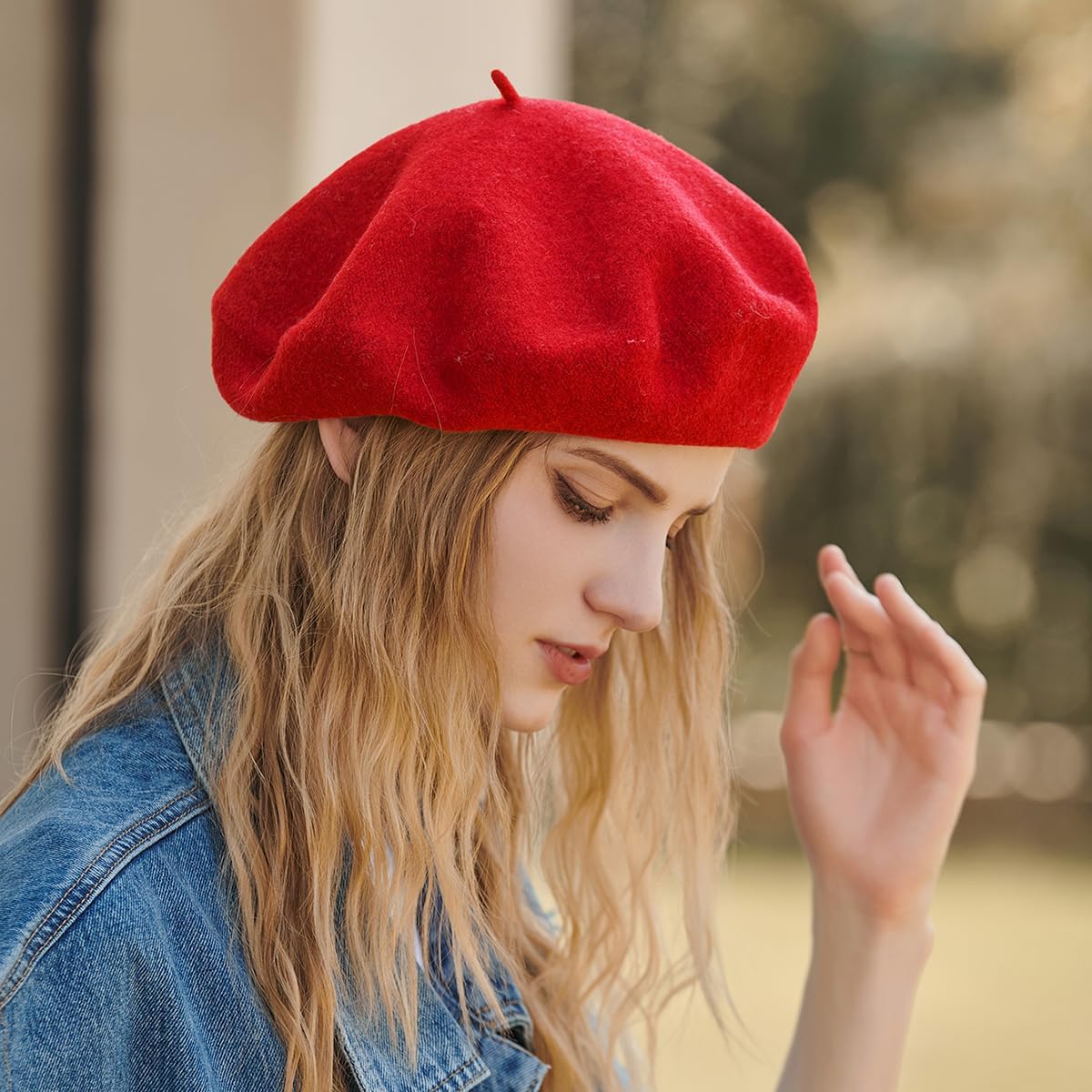 Classic Wool Berets for Women,Stylish French Beret Hats for Women Girls Lady Painters Hat - Image 8