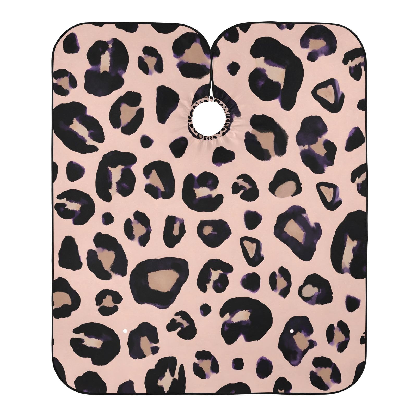 Leopard Print Cheetah Pink Barber Cape Salon Cape Haircut Apron Hair Cut Cape Waterproof, 55"x65"-image-38