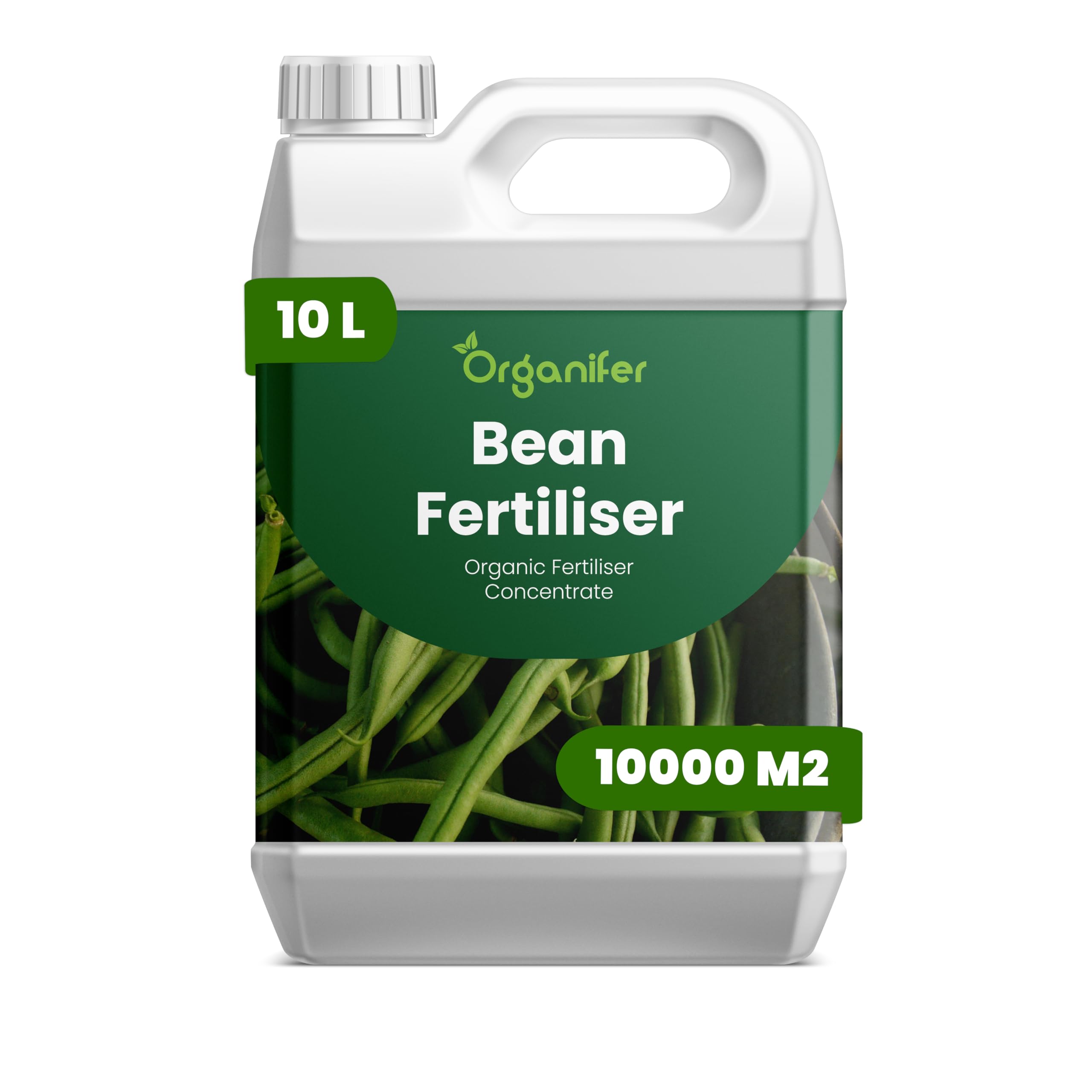 Fertilizante Líquido Para Frijoles - 10L - NPK 2-1-8 | Fertilizante Para Plantas Sanas Y Cosechas Abundantes - Favorece Raíces Y Floración - Organifer
