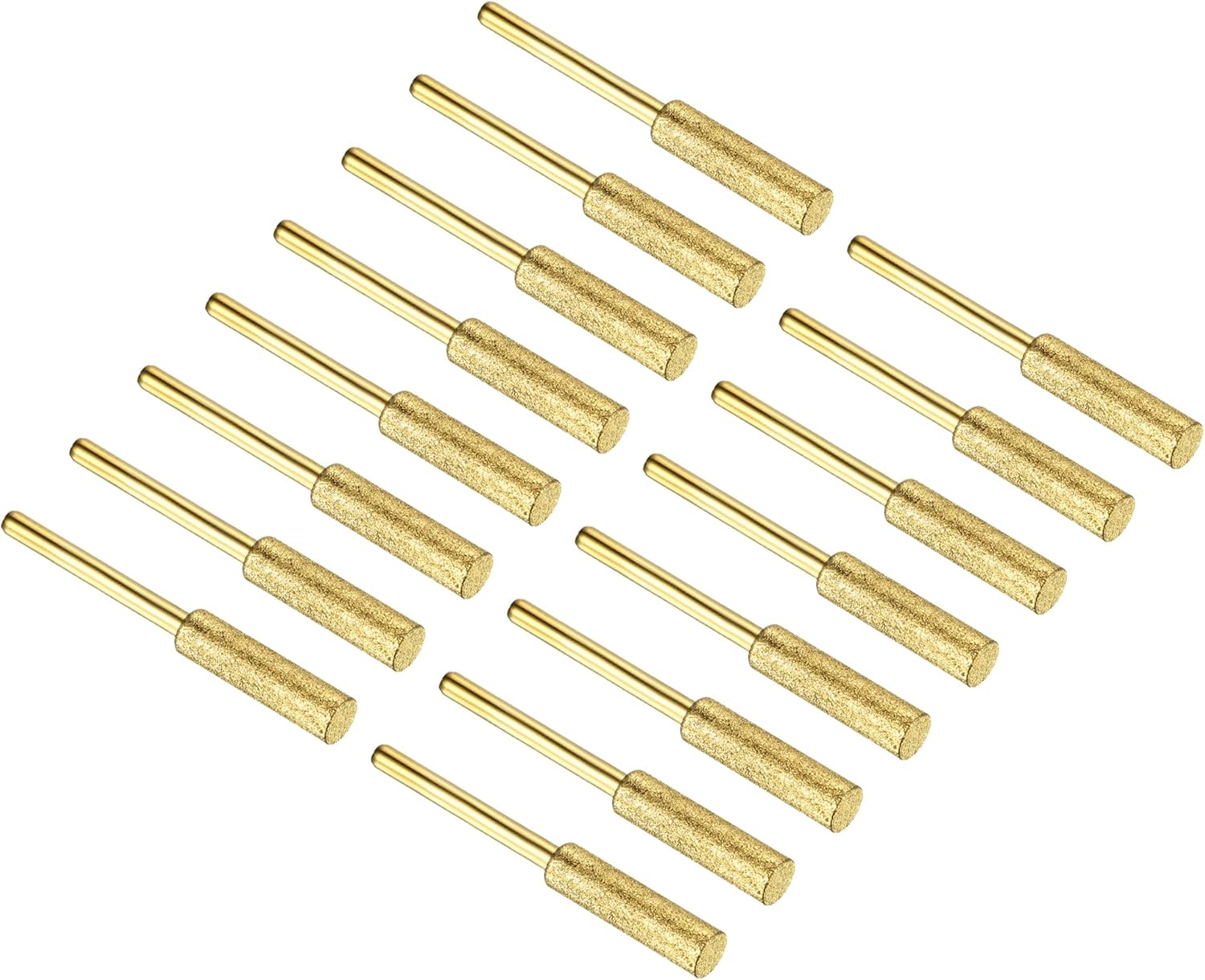 PATIKIL Sacapuntas de motosierra de diamante de 732 pulgadas, paquete de 16 unidades de afilar piedra de afilar herramienta de lijado de pulido,