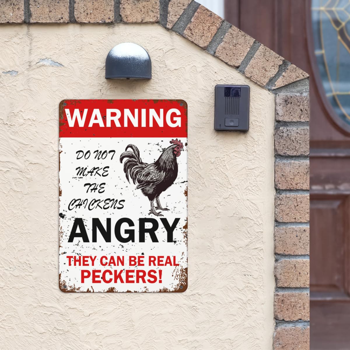 WARNING DO NOT MAKE THE CHICKENS ANGRY THEY CAN BE REAL PECKERS!