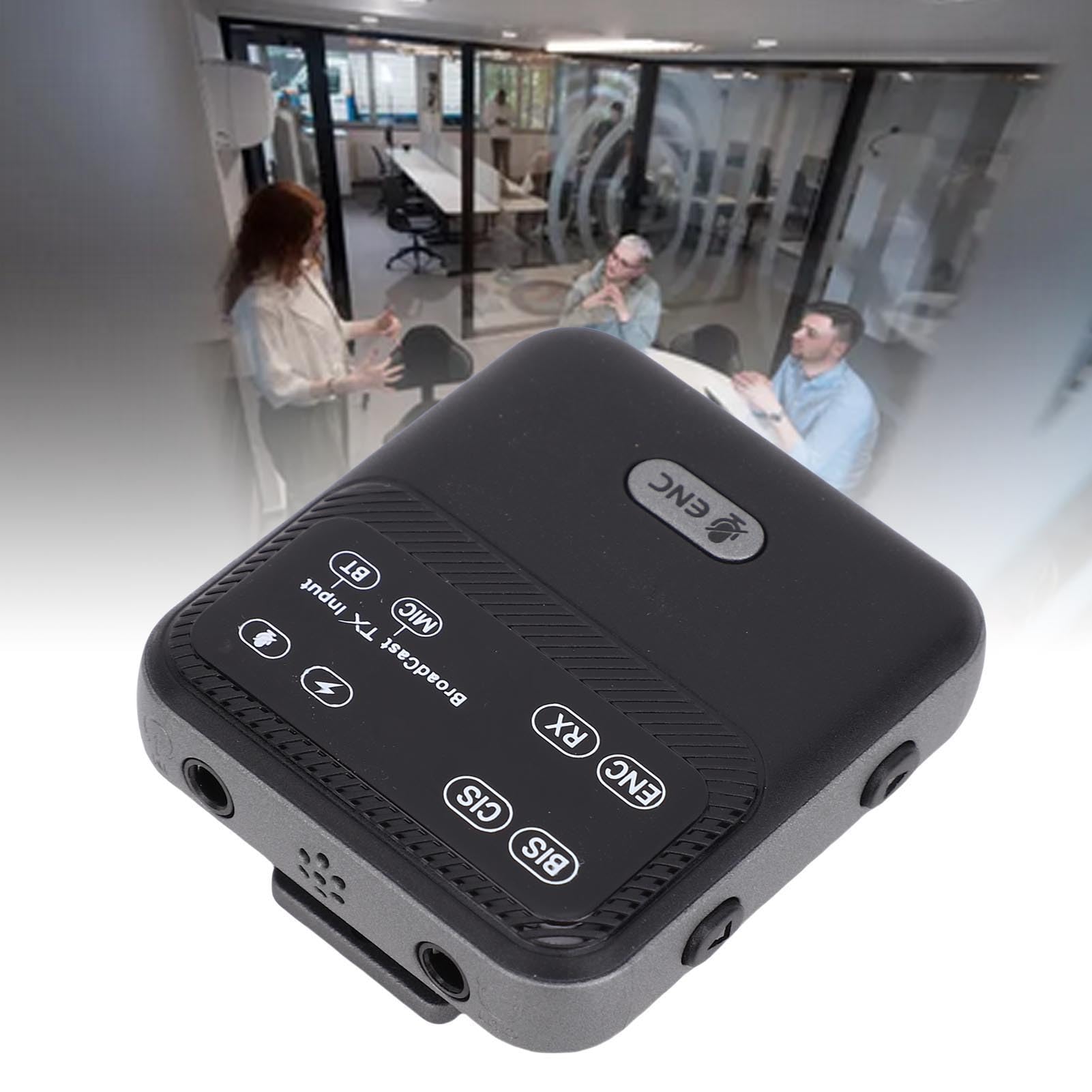 GOWENIC Trasmettitore Ricevitore 6.0, Adattatore Audio Wireless con Suono e ENC LDAC HIFI, per gli Altoparlanti delle Cuffie Home Theater, Output di Ingresso Aux da 3,5 Mm
