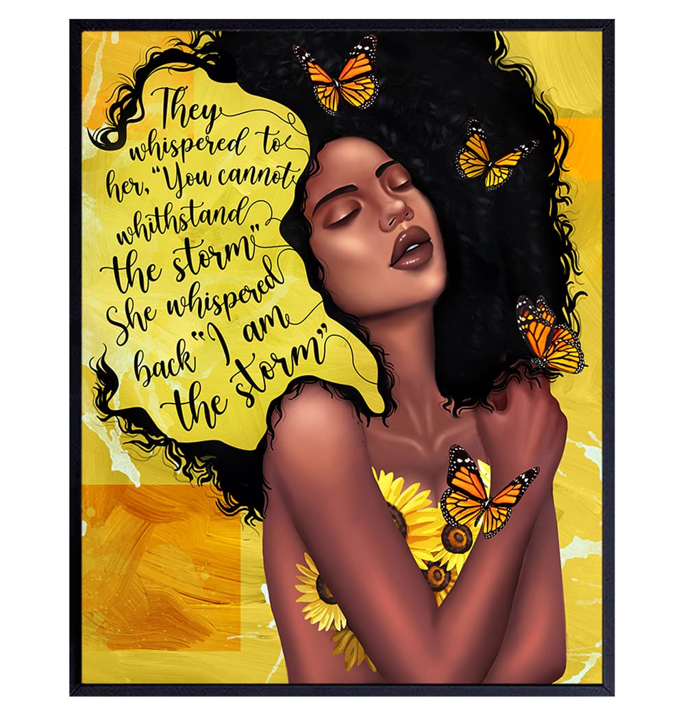 African American Wall Art & Decor She Whispered Back I Am
