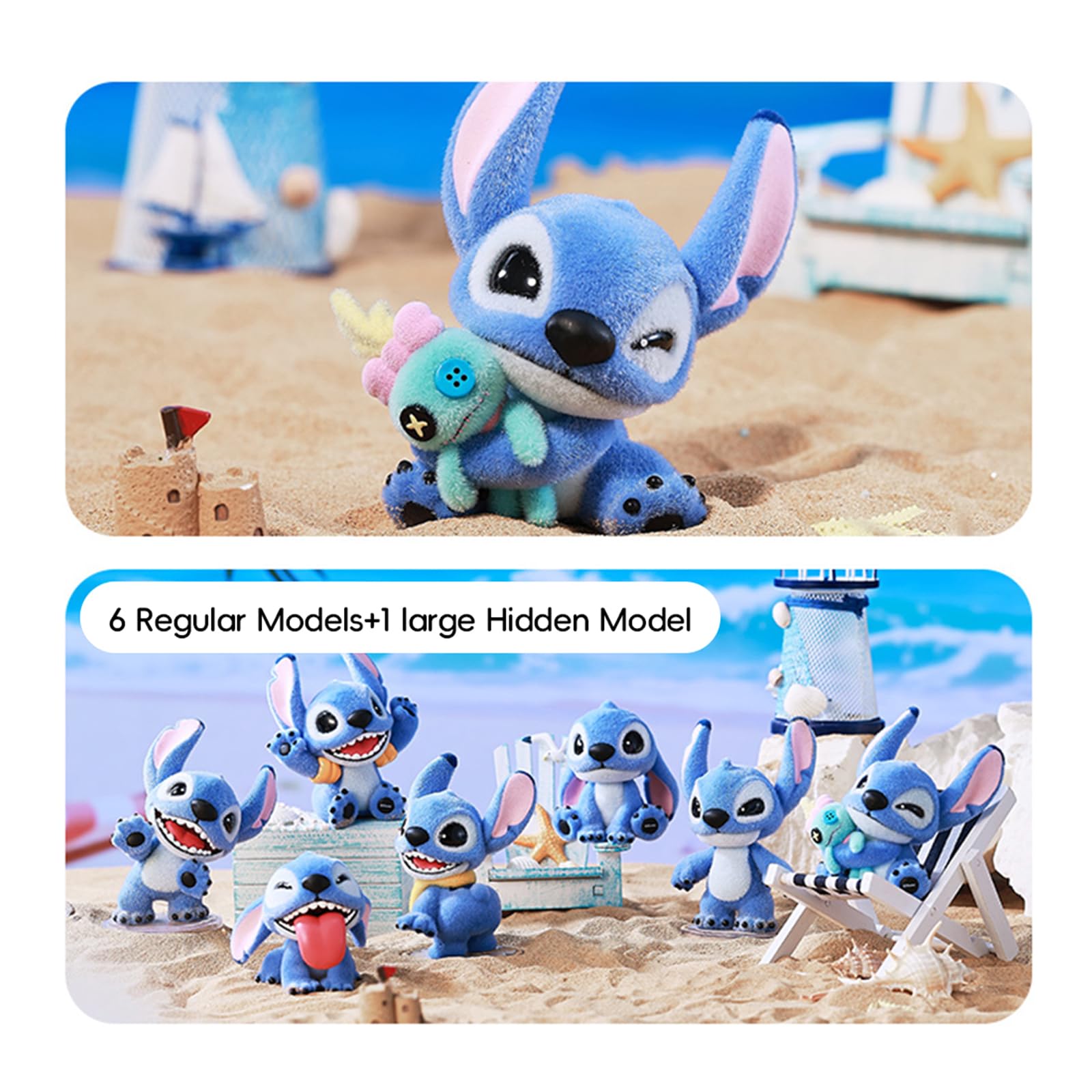 Amazon.co.jp: MINISO ディズニー リロ&スティッチ フロックド
