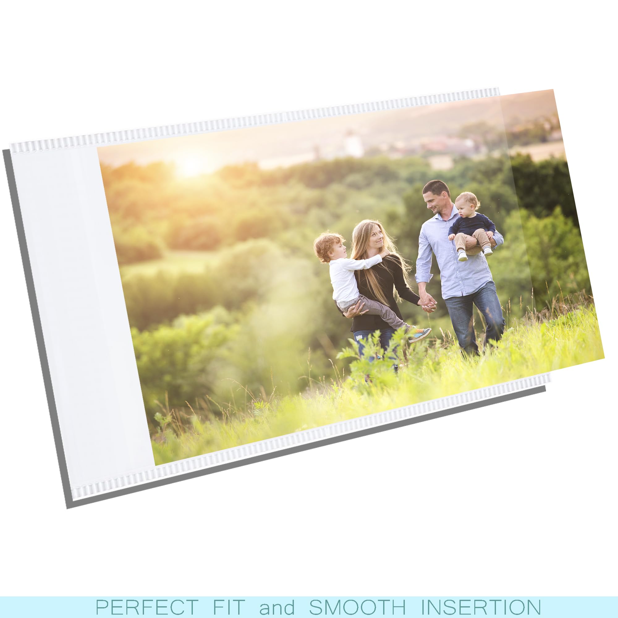 6 Pack Magnetic Photo Frames 4x6 – Super Slim Refrigerator Picture Pockets For Fridge & Lockers - View #7