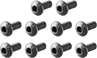 sourcingmap M4 x 10mm Alloy Steel Hex Bolt So...,