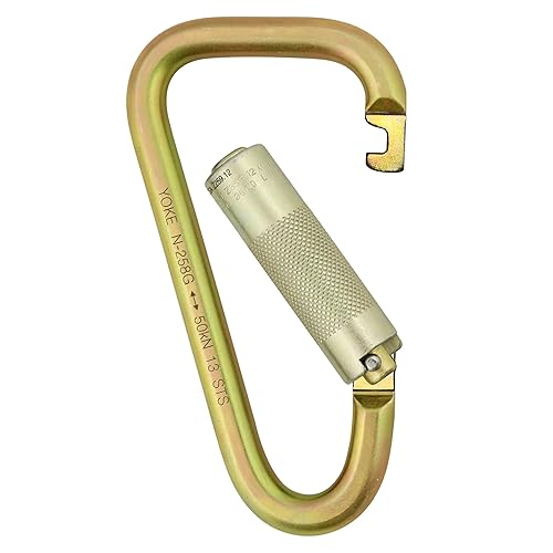 Miniatura 1 de KwikSafety Annex  Steel & Aluminum Carabiner  Heavy Duty CE, EN and ANSI Certified Multifunctional Fall Protection Tool  Construction Search Rescue