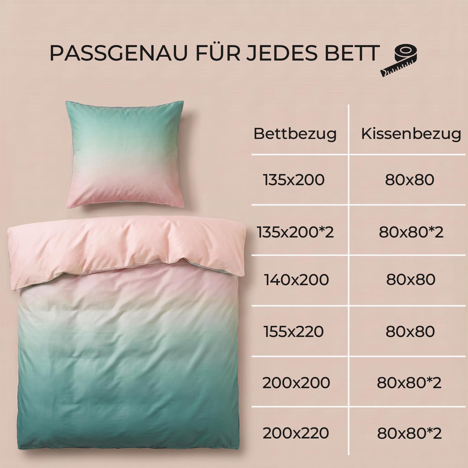 Soifox Juego de ropa de cama de 200 x 220 cm, color verde, microfibra, funda nórdica de 200 x 220 cm, con 2 fundas de almohada, no necesita planchado ni arrugas, moderno, funda nórdica con cremallera