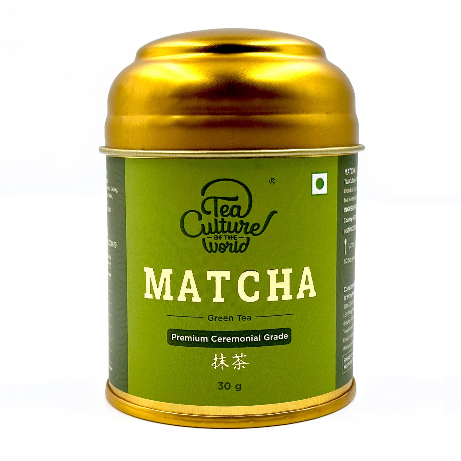 Tea Culture of The World Ceremonial Grade Matcha Tea Powder | Japanese Matcha | Aids In Weight Management | Relaxes Mind | Enhaces Focus (30Gm) (B0CVS4DK82) Amazon Price History, Amazon Price Tracker