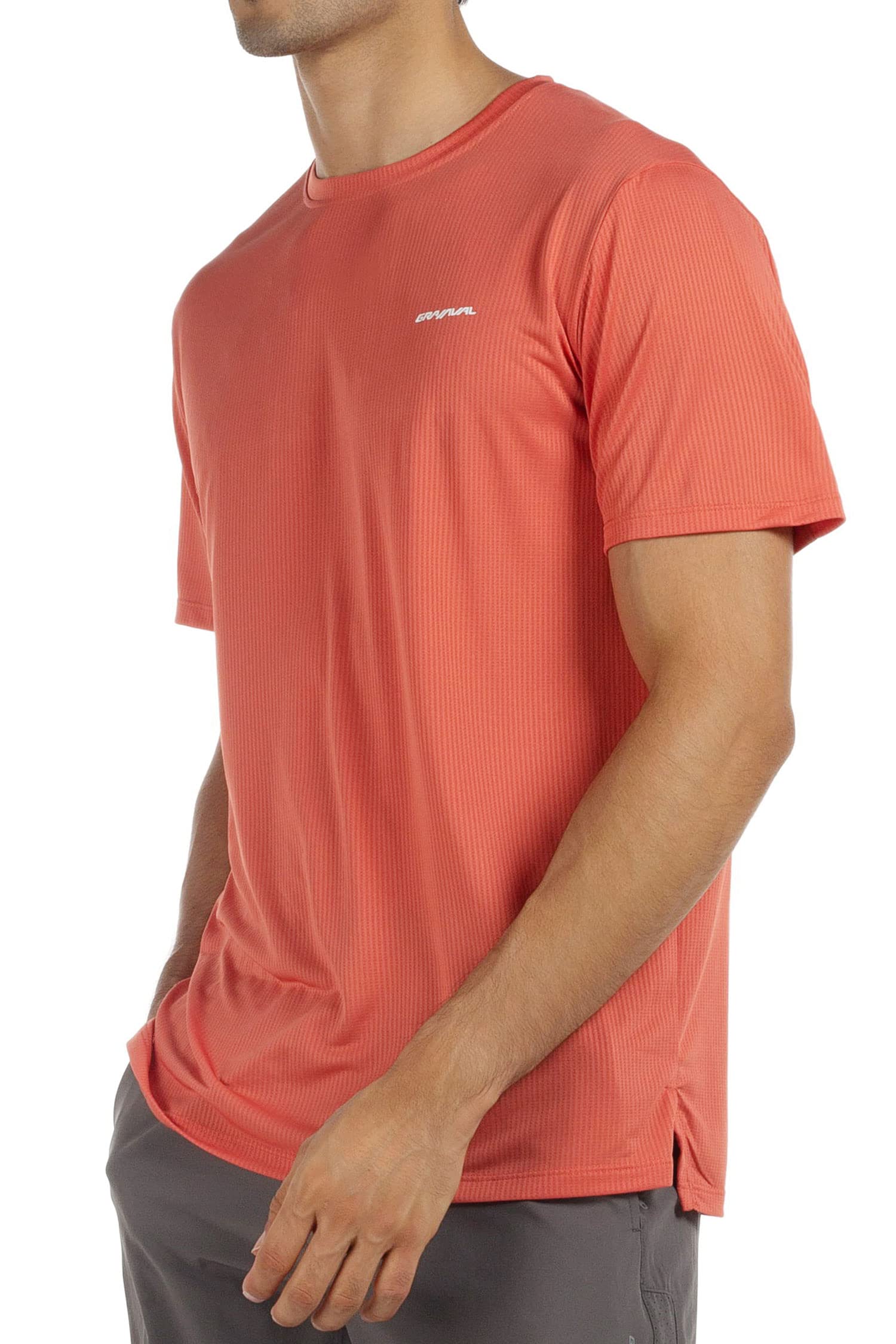 GRAMVAL Men's Crew T-Shirt,Light Weight Dry-Fit Moisture Wicking Active Athletic Performance