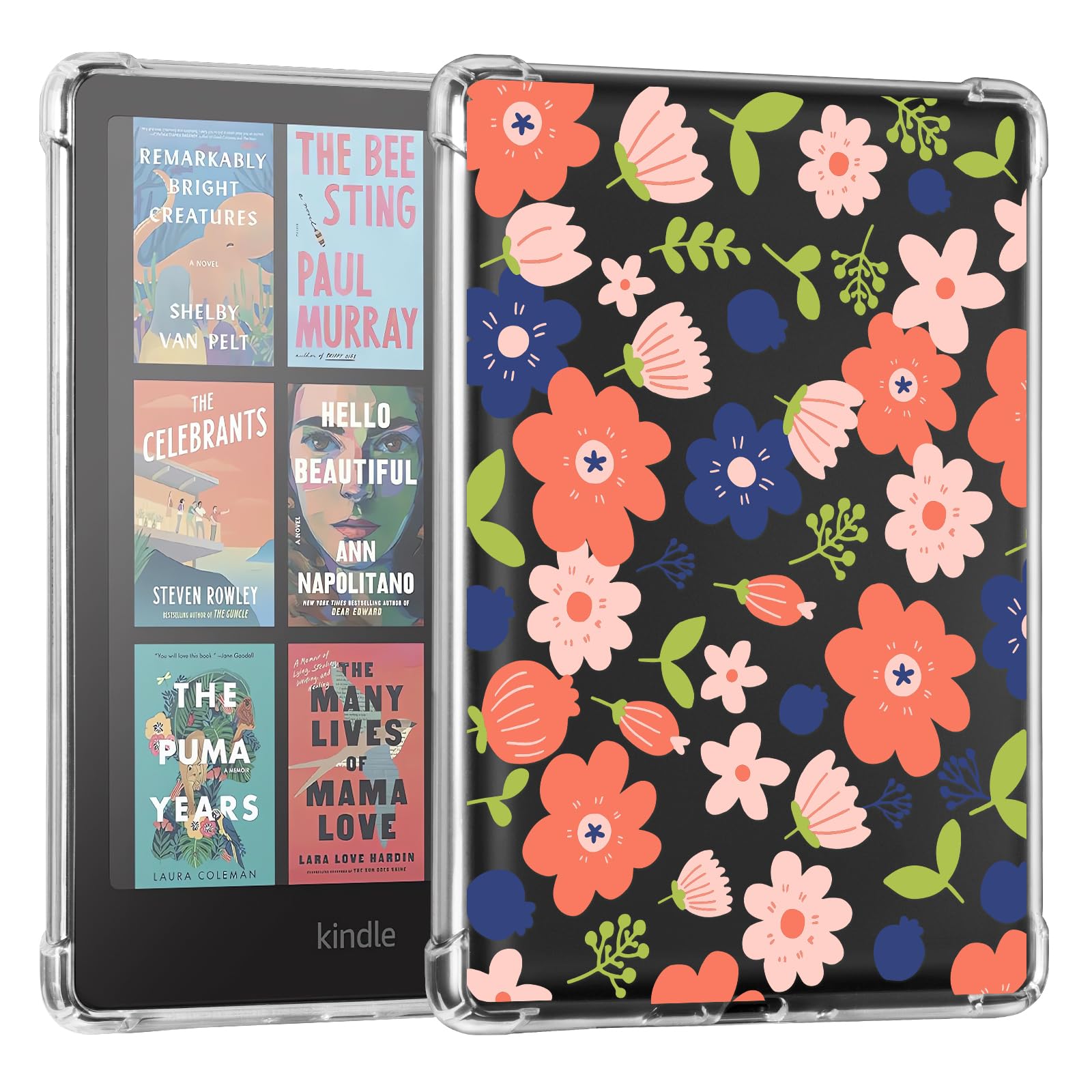 CoBak Case for 7" Amazon Kindle Paperwhite 2024 and Kindle Colorsoft Signature Edition - Transparent TPU and Corner protection Cover for Paperwhite 12th Generation, Clear — view 17