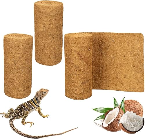 Miniatura 1 de AKDSteel Forro de coco natural de fibra de coco de 16 x 80 pulgadas, rollo de forro de coco para macetas, cesta de flores, decoración de jardín,