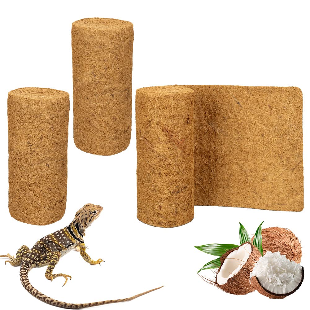 AKDSteelNatural Coconut Coir Liner Coconut Fiber 12 x 80 Inch Coco Liner Roll for Planter Flower Basket Garden Decoration, Animal Pet Pad and Winter Snow Mat