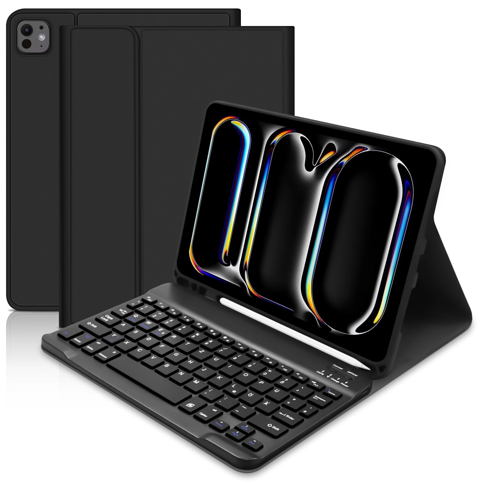 Case with QWERTZ German Keyboard for iPad Pro 11 Inch , Slim