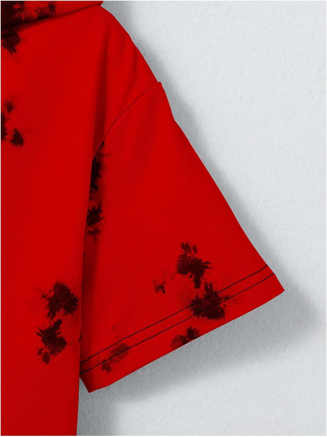 WDIRARA Boy's Two Piece Graphic Print Hooded Neck Tops and Track Shorts Clothing Set - Image 5