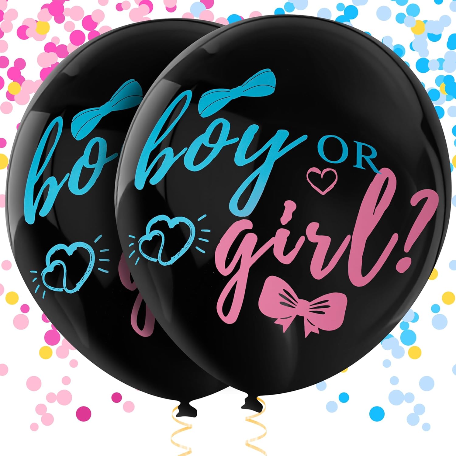 Amazon.com: Wsaeig Gender Reveal Balloon Pop - 36 Inch Baby Gender ...