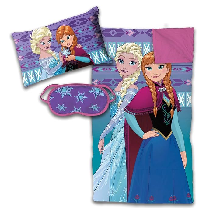 Buy Disney Frozen 3 Piece Sleepover Set Cozy & Warm Kids Slumber Bag