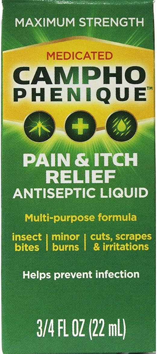 Campho-Phenique Antiseptic Liquid Original Formula - 0.75 oz, Pack of 5