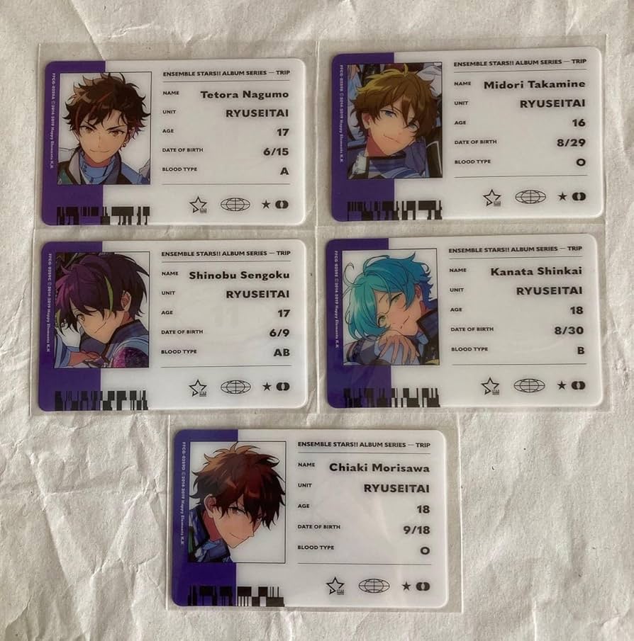 あんスタ 鉄虎 紙類 ⑤ Amazon.co.jp: あんスタ 流星隊 鉄虎 翠 忍 千秋 奏汰 ID風