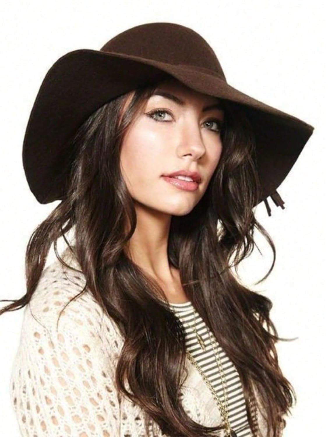 Chapéu Feltro Masculino Marrom, Aba Longa, Modelo Natanzinho, Estilo Piseiro, Cata Ovo