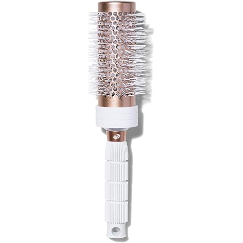 T3 Volume Round Hair Brush Ceramic-Coated Barrel Vented Round Brush for Blow Drying Heat Resistant Bristles