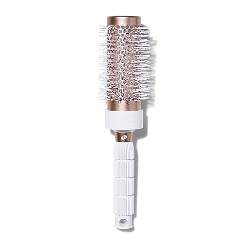 Miniatura 8 de T3 Volume Round Hair Brush Ceramic-Coated Barrel Vented Round Brush for Blow Drying Heat Resistant Bristles