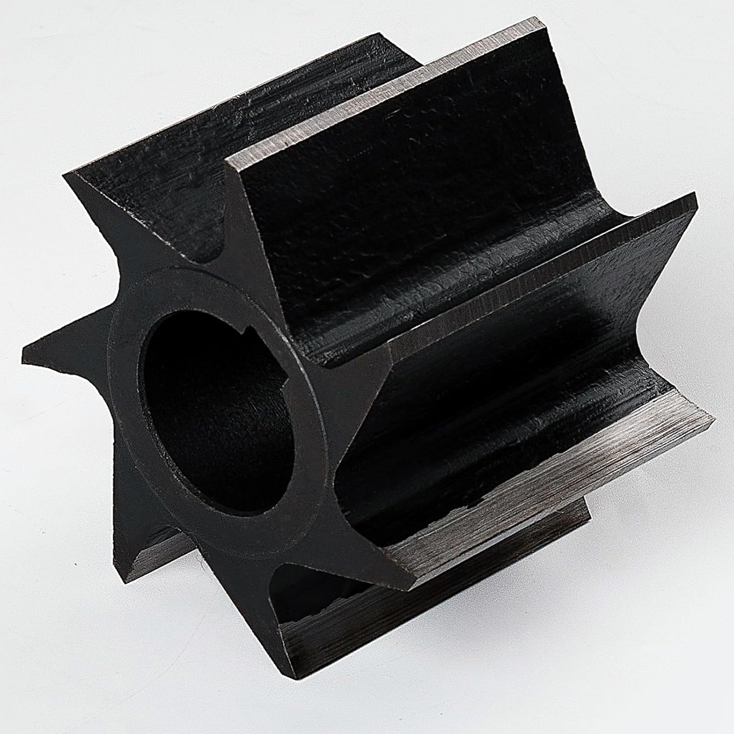 TASP Wood Chipper Blade for Sun Joe CJ603E, Replacement 7 Edges Cutting Blades, 1-Pack Electric Silent Garden Shredder Knife Set