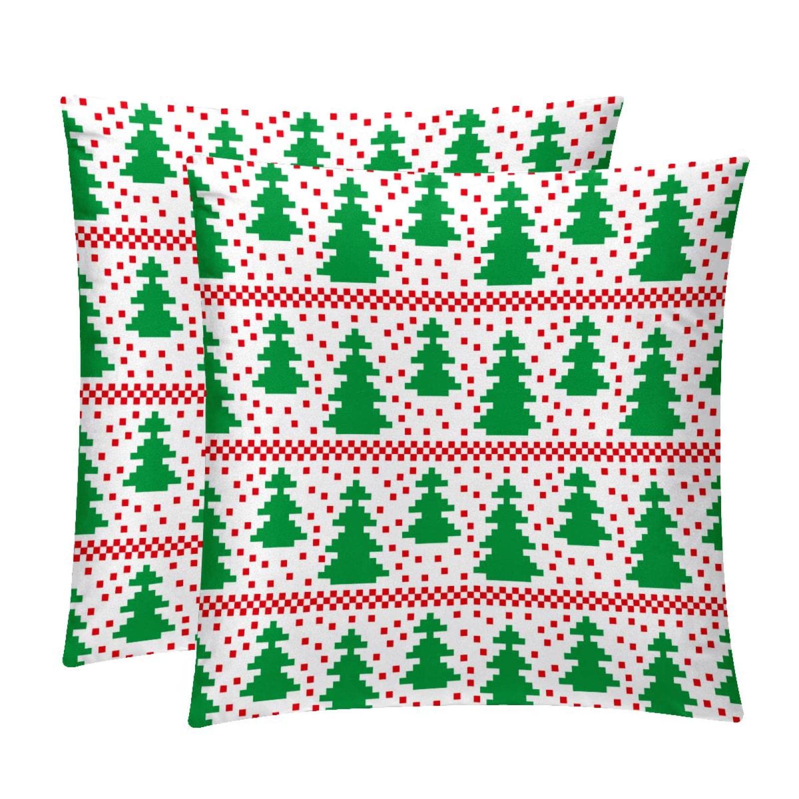 Housse de coussin lombaire Arbre de Noël rétro pour soulager le dos