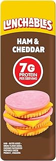 Lunchables Ham & Cheddar Value Pack, 1.9 oz Pack