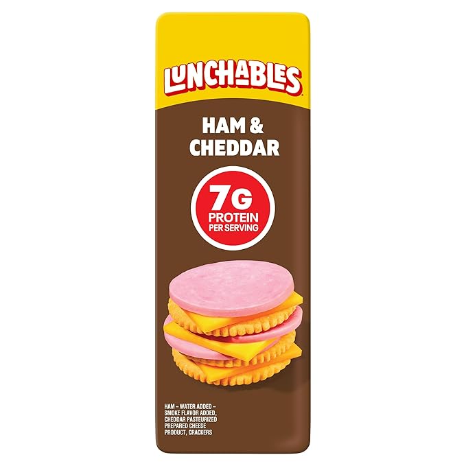 Amazon.com: Lunchables Ham and Cheddar Cracker Stackers Value Snack Kit ...