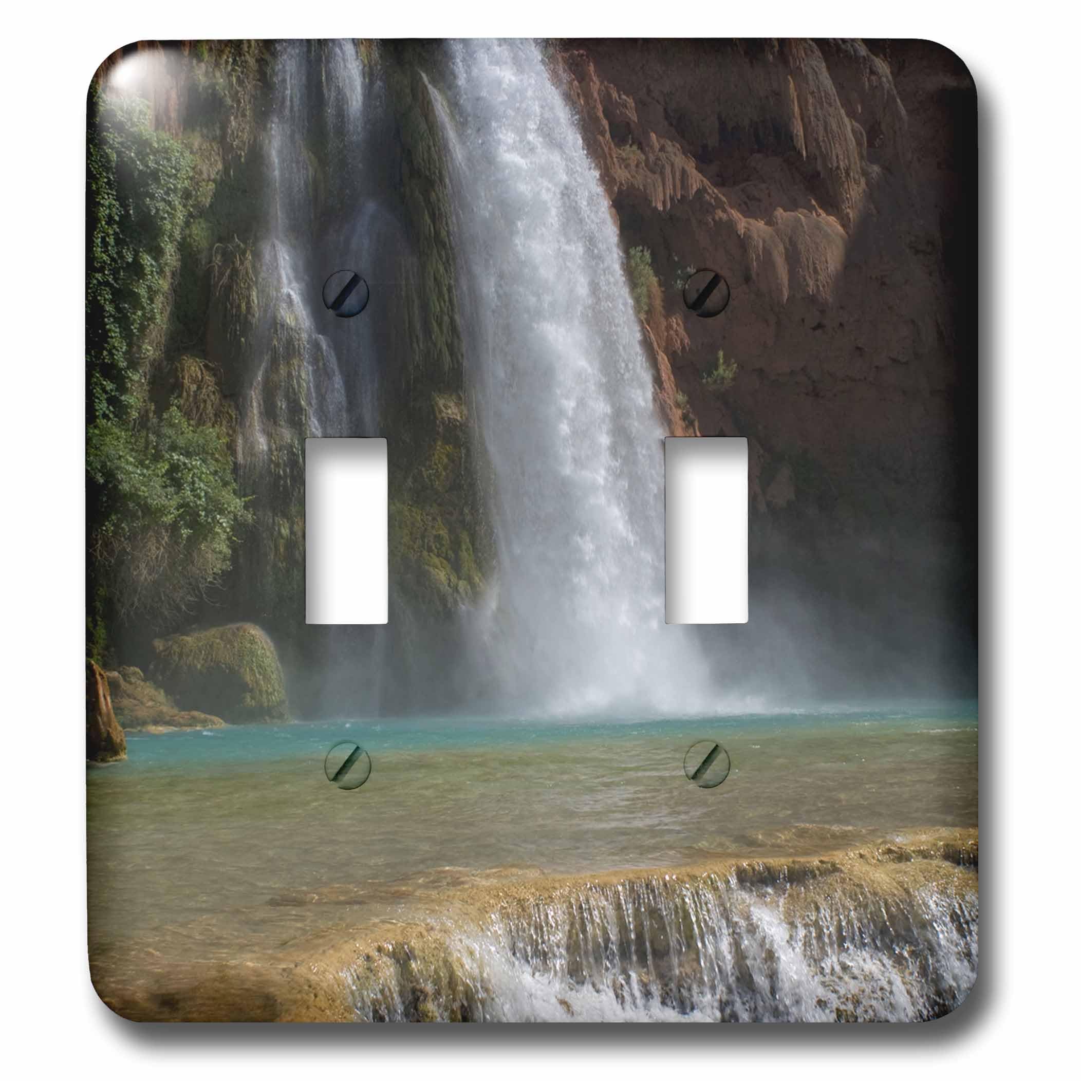 Interrupteur design cascade Havasu Arizona 3dRose lsp_87892_2 avec finition brillante antitrace