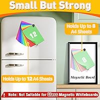 Vista 5 de 24 imanes de nevera, imanes para refrigerador, pequeños imanes fuertes, imanes de pizarra blanca para refrigerador, pasadores magnéticos