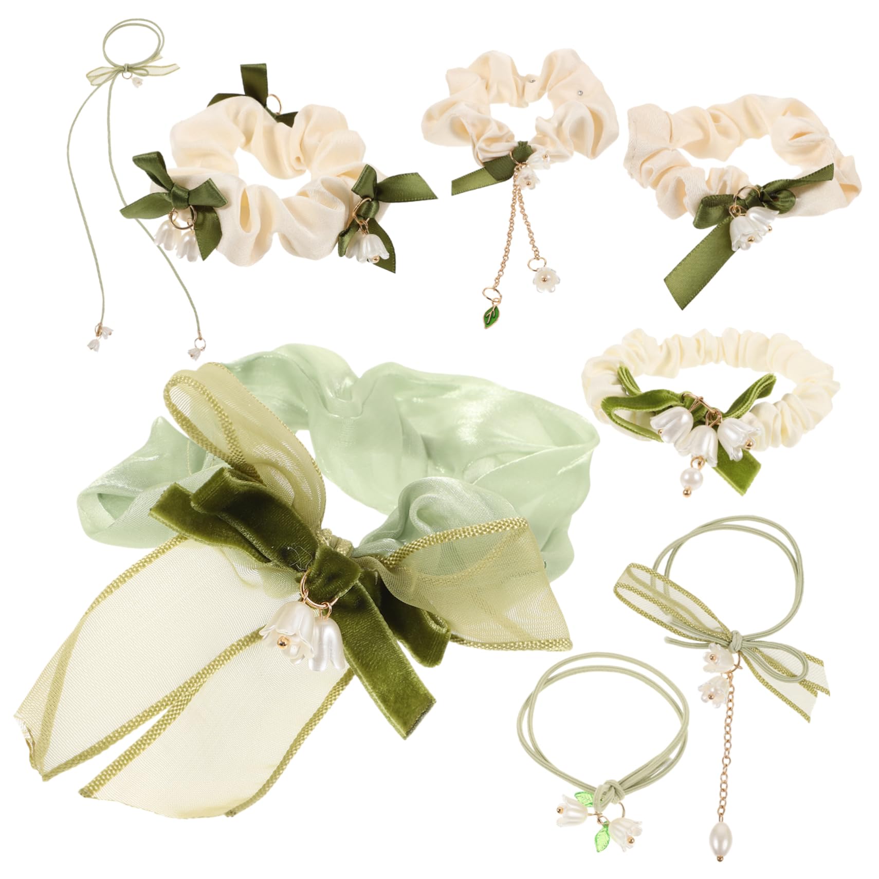 Beaupretty 40piezas De Pelo Scrunchies y Bandas Para Coleta Accesorios De Cabello Para Mujeres y