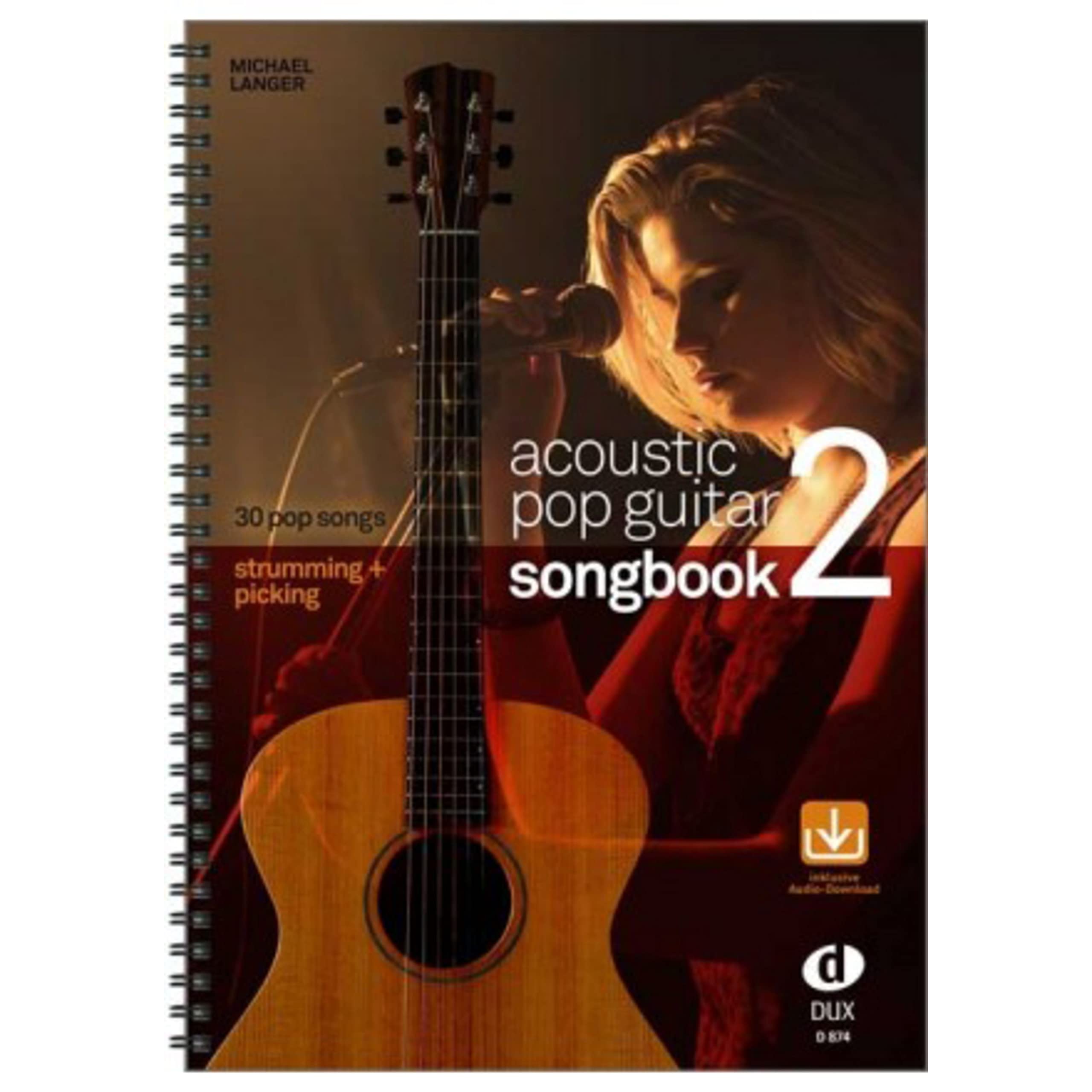 Acoustic Pop Guitar Songbook 2 livre de partitions pop guitare