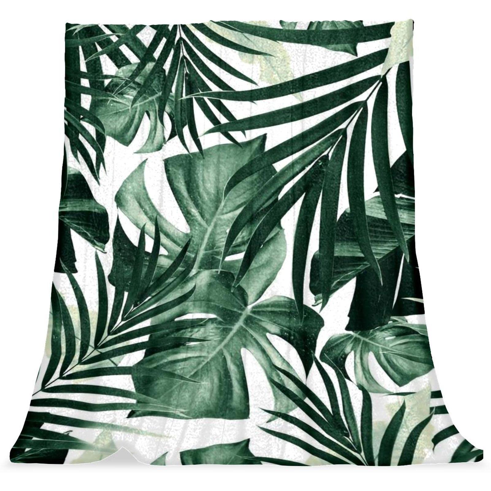 Couverture de lit douce et moelleuse à motif jungle pour chambre enfant