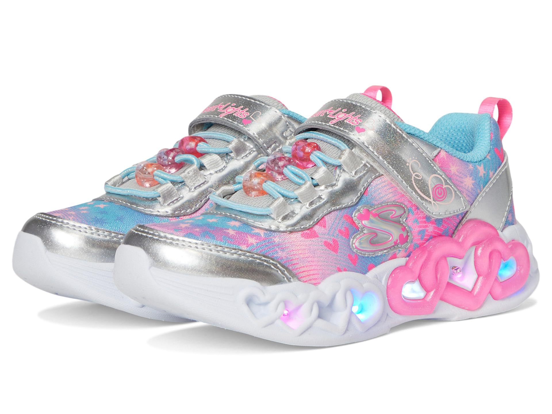 Skechers Fille Infinite Lights Heart Jewels Basket