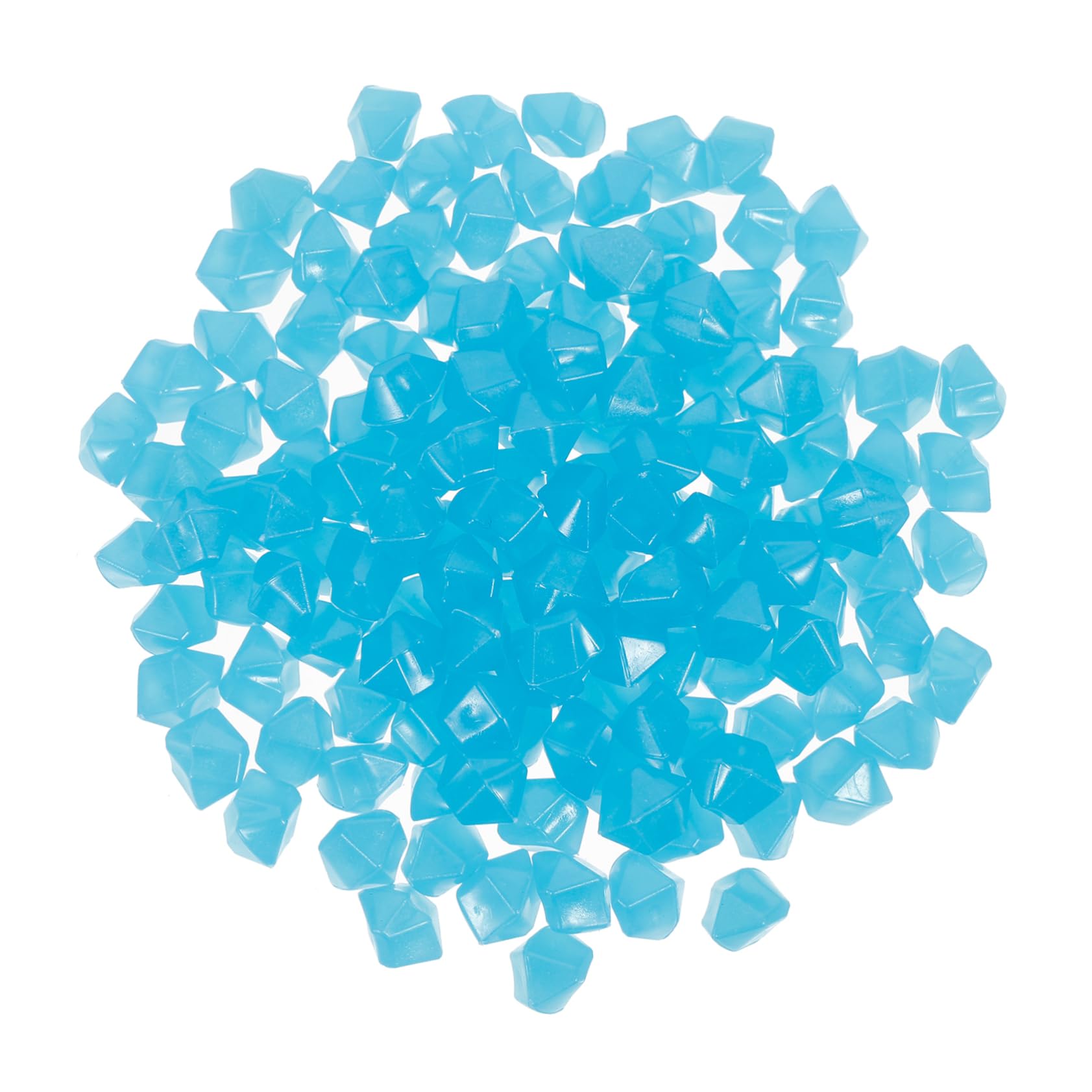 CIYODO 400Pcs Glow Dark Pebbles Luminous Stones for Fish Tank Decorations Aquarium Aquascaping Garden Pathways Crafting Glow Rocks