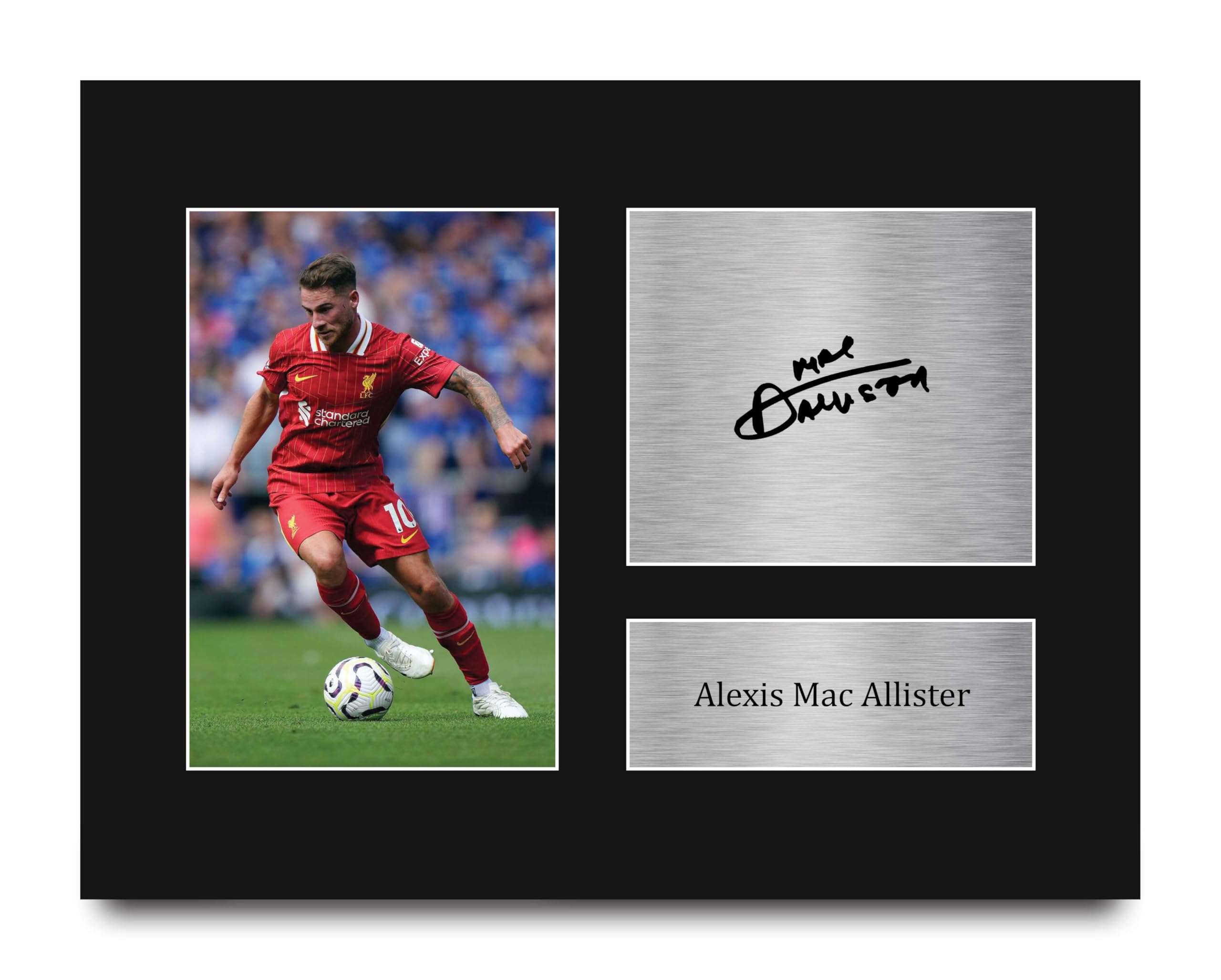 HWC Trading Alexis Mac Allister Liverpool Gifts Printed Signed Autograph Picture for Soccer Fans and Supporters - US Letter Size