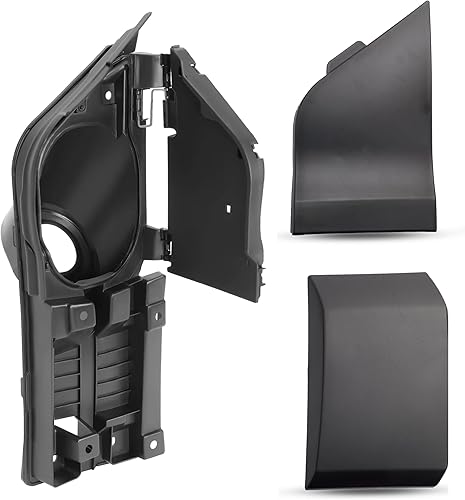 Carcasa de llenado de combustible, cubierta de tapa de gas de puerta, bolsillo de carcasa de puerta de llenado de gas combustible con bisagra para