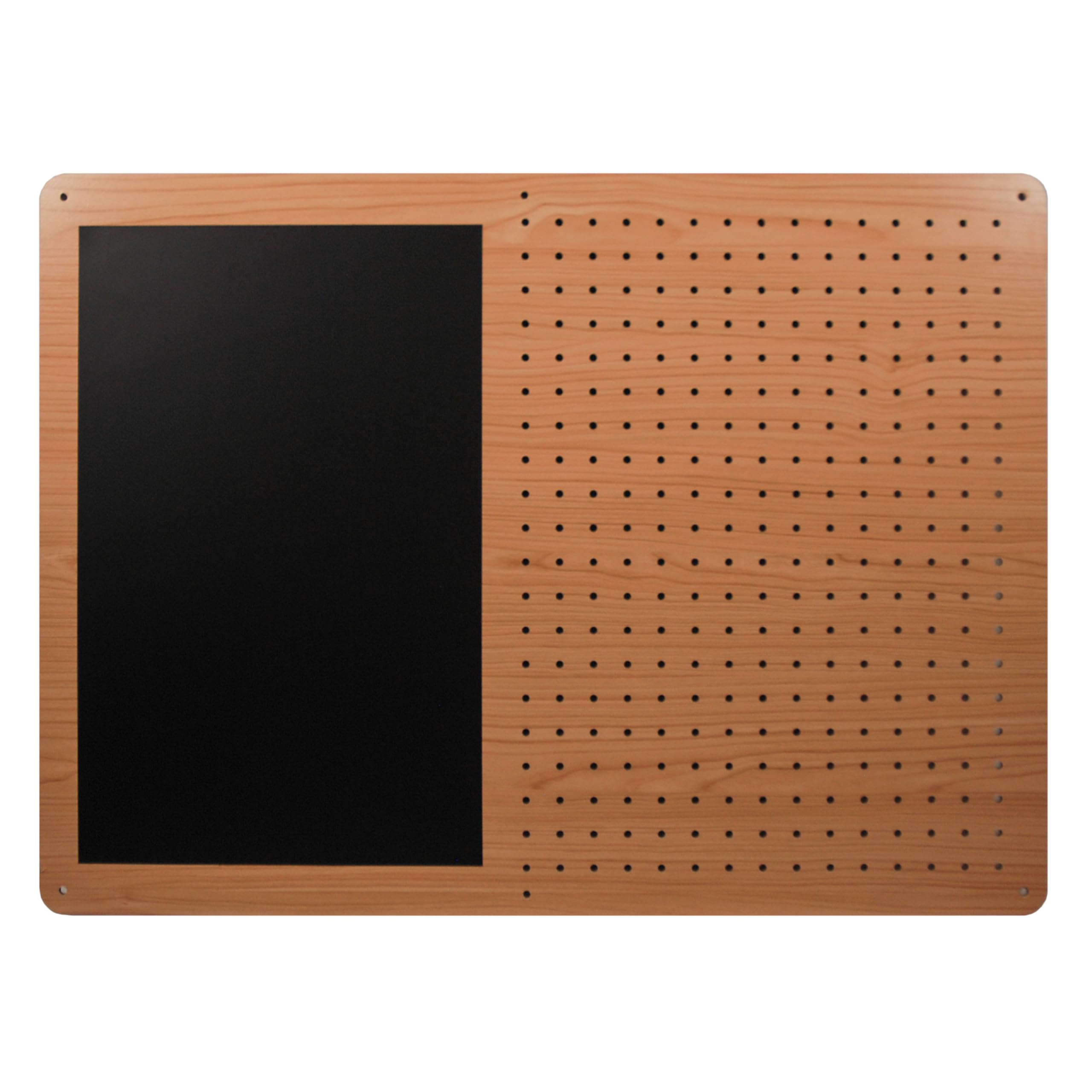 Cathedral Products Wood Effect Pegboard & Magnetic Chalkboard