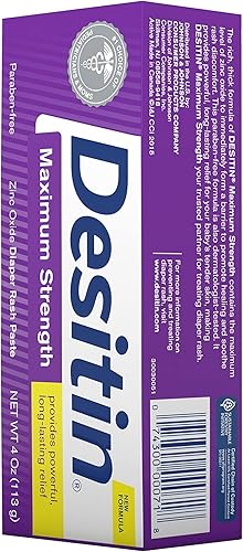 Miniatura 57 de Crema para la dermatitis del pañal Desitin, de fortalecimiento máximo, 074300000701, 6, 6