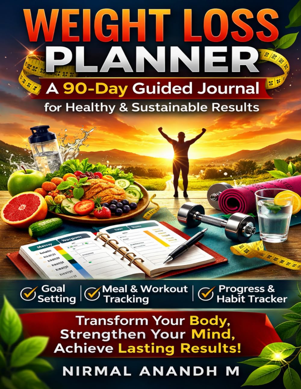 Weight Loss Planner: A 90-Day Guided Journal for Healthy & Sustainable Results
