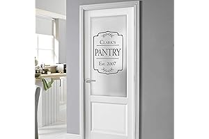 Customizable Pantry Door Decal
